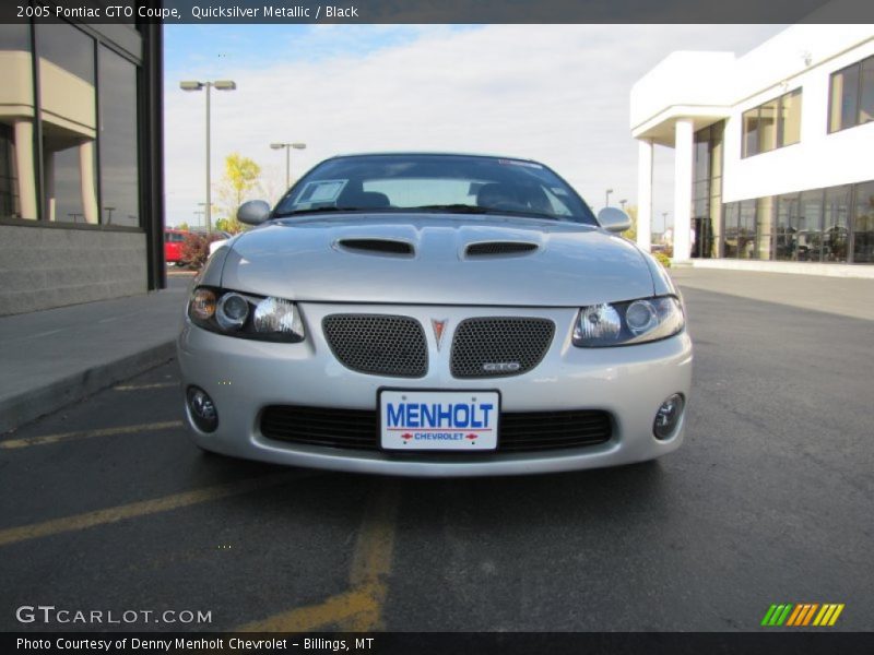 Quicksilver Metallic / Black 2005 Pontiac GTO Coupe