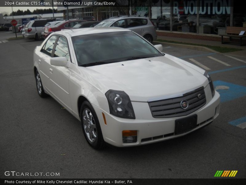 White Diamond / Light Gray/Ebony 2004 Cadillac CTS Sedan