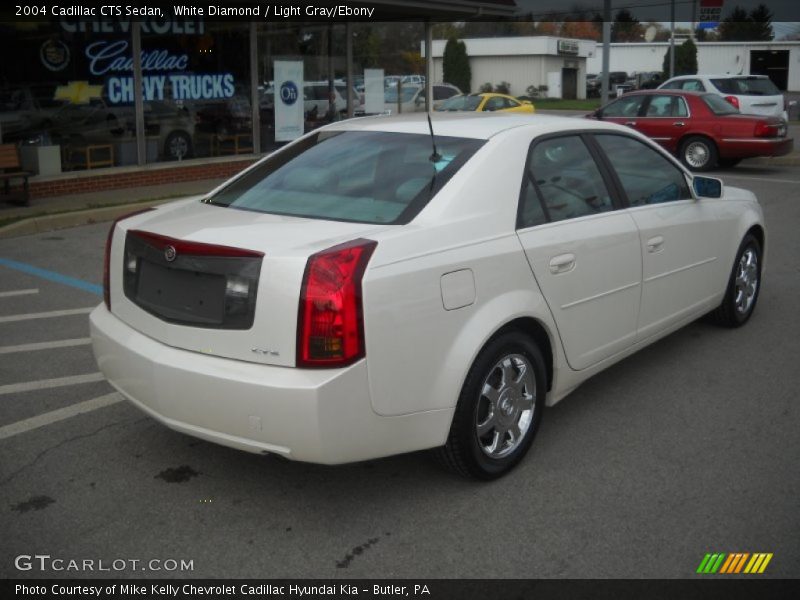 White Diamond / Light Gray/Ebony 2004 Cadillac CTS Sedan