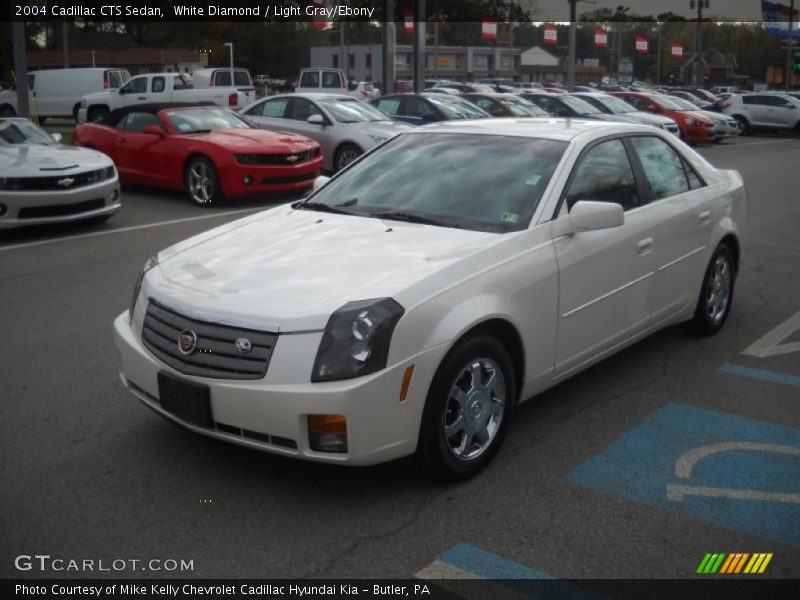 White Diamond / Light Gray/Ebony 2004 Cadillac CTS Sedan