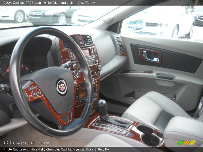 White Diamond / Light Gray/Ebony 2004 Cadillac CTS Sedan