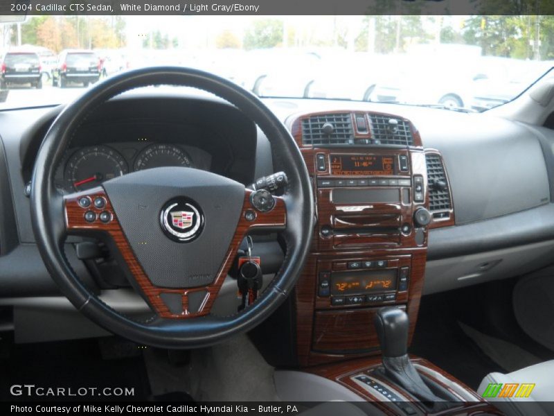 White Diamond / Light Gray/Ebony 2004 Cadillac CTS Sedan