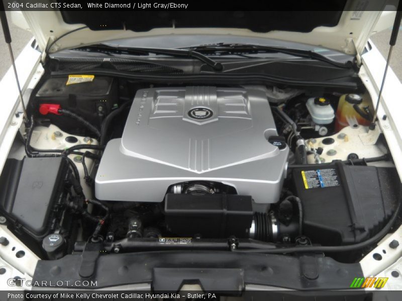 White Diamond / Light Gray/Ebony 2004 Cadillac CTS Sedan