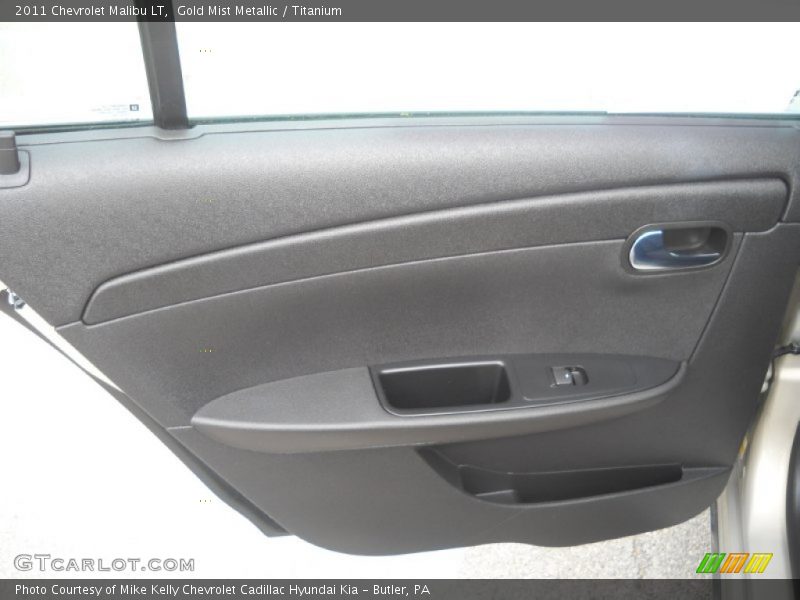 Gold Mist Metallic / Titanium 2011 Chevrolet Malibu LT