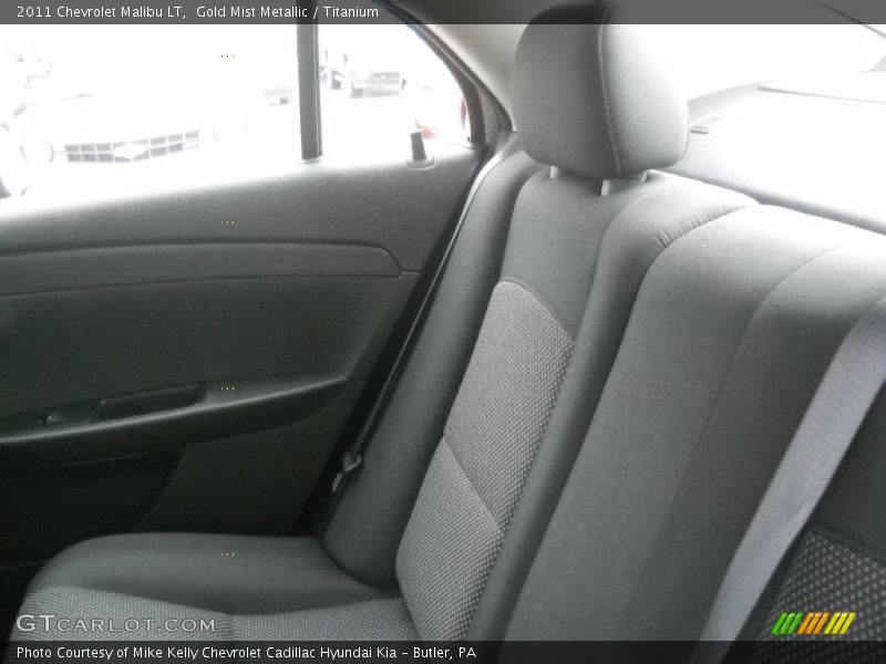 Gold Mist Metallic / Titanium 2011 Chevrolet Malibu LT