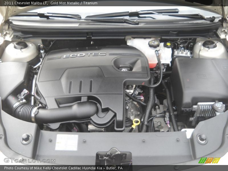 Gold Mist Metallic / Titanium 2011 Chevrolet Malibu LT