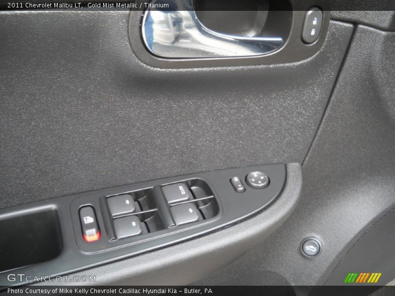 Gold Mist Metallic / Titanium 2011 Chevrolet Malibu LT