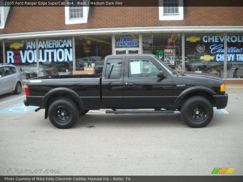 Black / Medium Dark Flint 2005 Ford Ranger Edge SuperCab 4x4