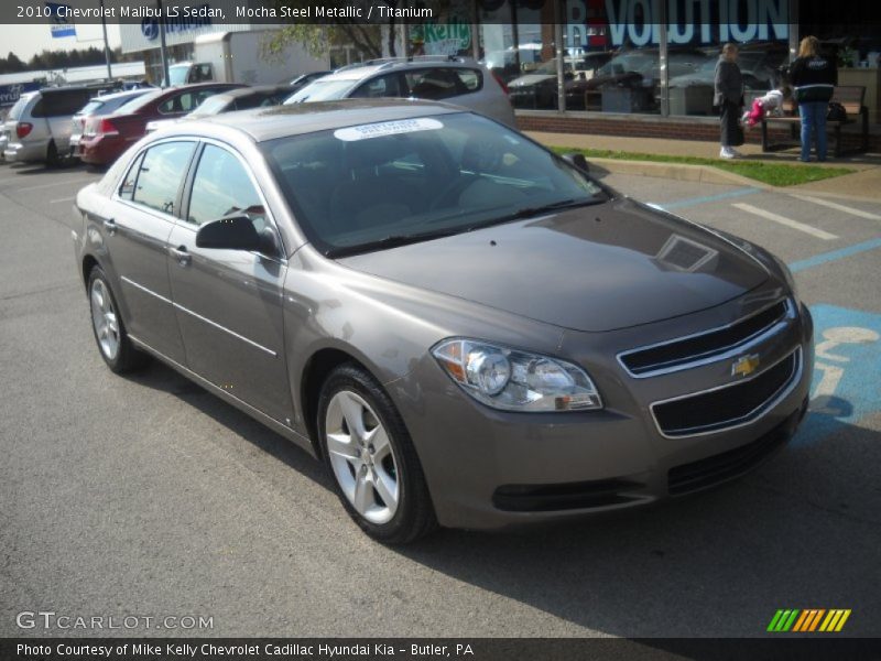 Mocha Steel Metallic / Titanium 2010 Chevrolet Malibu LS Sedan