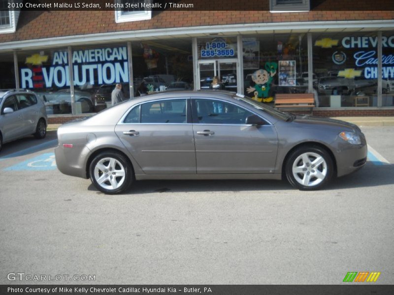 Mocha Steel Metallic / Titanium 2010 Chevrolet Malibu LS Sedan