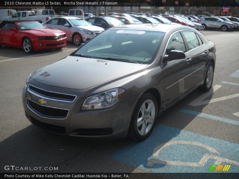 Mocha Steel Metallic / Titanium 2010 Chevrolet Malibu LS Sedan