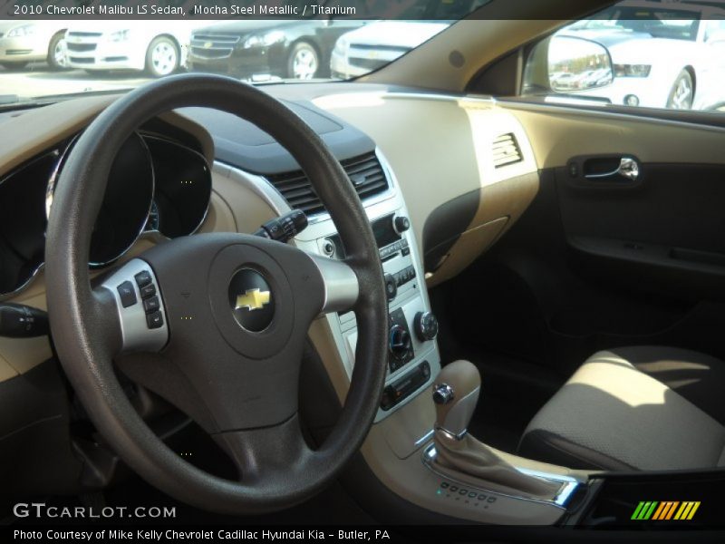 Mocha Steel Metallic / Titanium 2010 Chevrolet Malibu LS Sedan