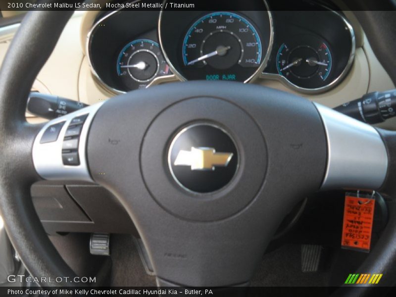 Mocha Steel Metallic / Titanium 2010 Chevrolet Malibu LS Sedan