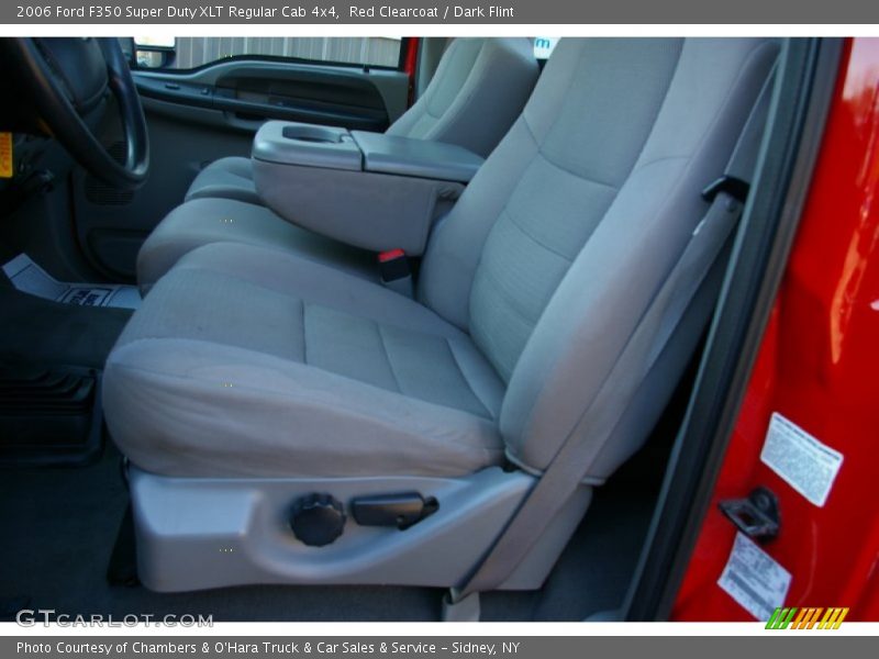 Red Clearcoat / Dark Flint 2006 Ford F350 Super Duty XLT Regular Cab 4x4