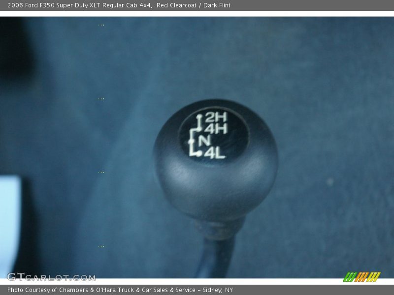Red Clearcoat / Dark Flint 2006 Ford F350 Super Duty XLT Regular Cab 4x4