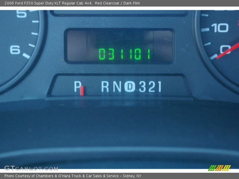 Red Clearcoat / Dark Flint 2006 Ford F350 Super Duty XLT Regular Cab 4x4
