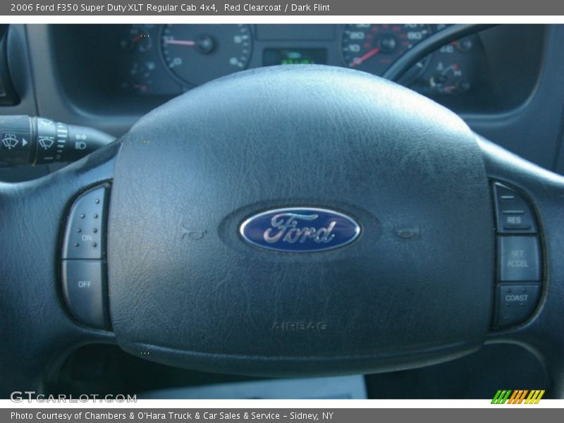 Red Clearcoat / Dark Flint 2006 Ford F350 Super Duty XLT Regular Cab 4x4