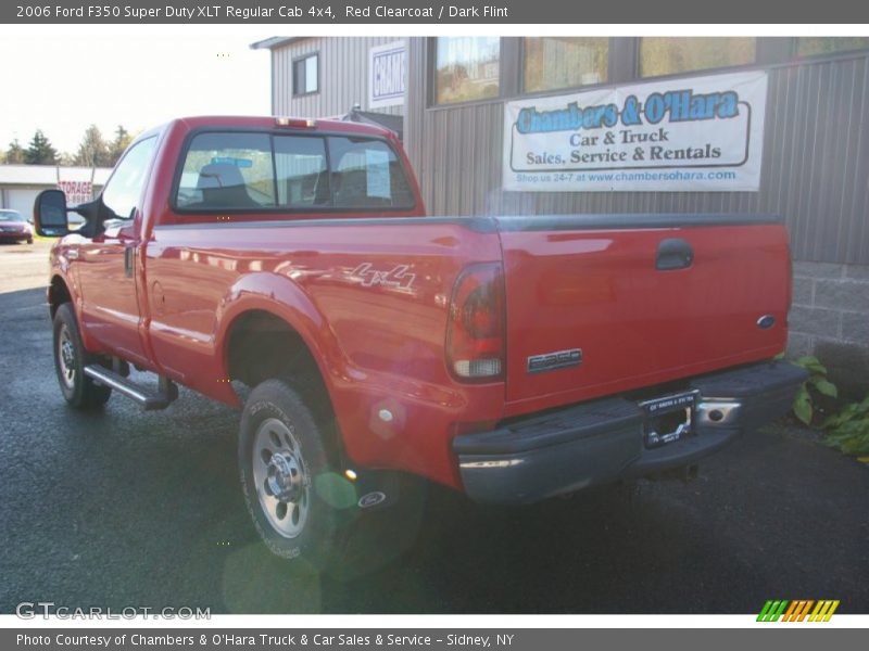 Red Clearcoat / Dark Flint 2006 Ford F350 Super Duty XLT Regular Cab 4x4