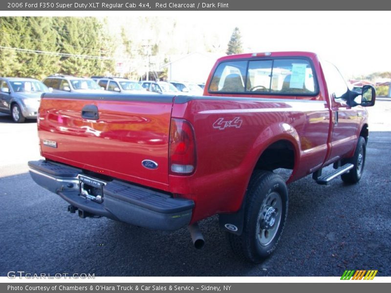 Red Clearcoat / Dark Flint 2006 Ford F350 Super Duty XLT Regular Cab 4x4