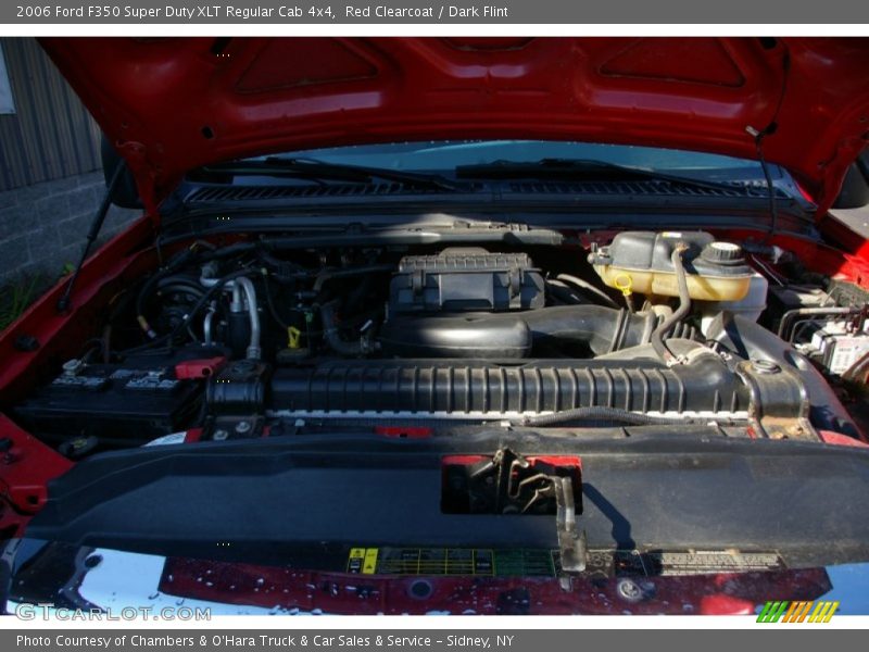 Red Clearcoat / Dark Flint 2006 Ford F350 Super Duty XLT Regular Cab 4x4