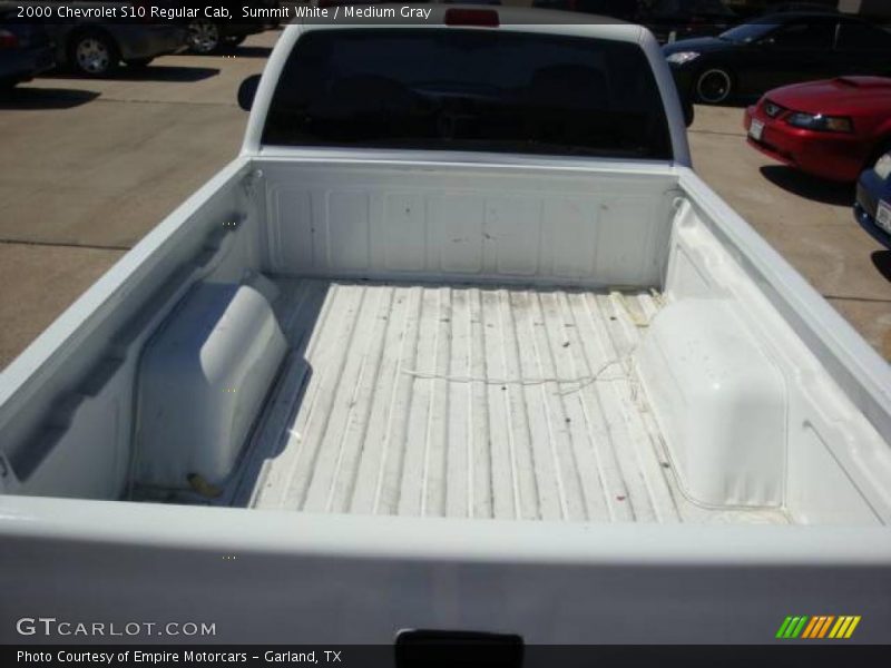 Summit White / Medium Gray 2000 Chevrolet S10 Regular Cab