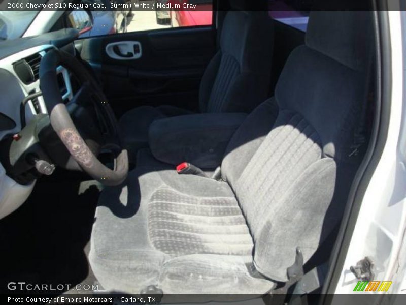 Summit White / Medium Gray 2000 Chevrolet S10 Regular Cab