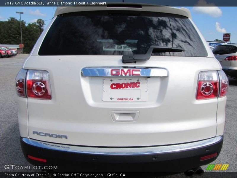 White Diamond Tricoat / Cashmere 2012 GMC Acadia SLT