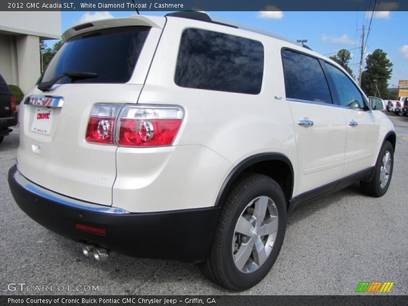White Diamond Tricoat / Cashmere 2012 GMC Acadia SLT