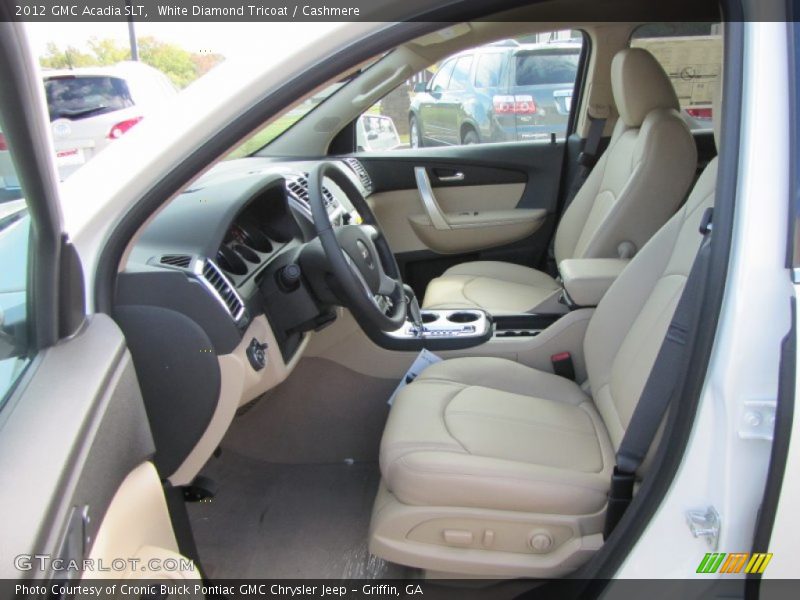 White Diamond Tricoat / Cashmere 2012 GMC Acadia SLT