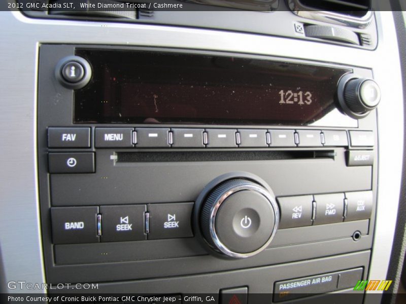 White Diamond Tricoat / Cashmere 2012 GMC Acadia SLT