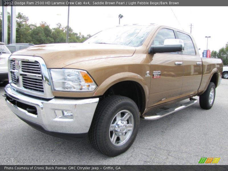  2012 Ram 2500 HD Laramie Crew Cab 4x4 Saddle Brown Pearl