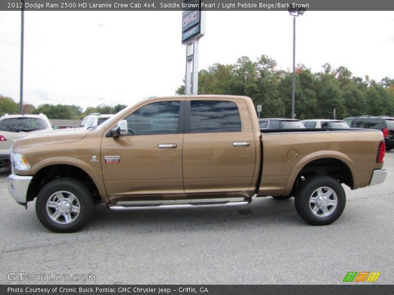 2012 Ram 2500 HD Laramie Crew Cab 4x4 Saddle Brown Pearl