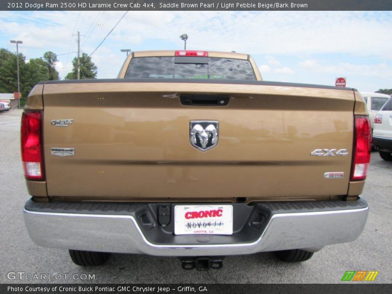 Saddle Brown Pearl / Light Pebble Beige/Bark Brown 2012 Dodge Ram 2500 HD Laramie Crew Cab 4x4