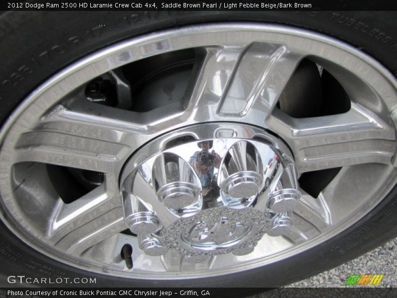 Saddle Brown Pearl / Light Pebble Beige/Bark Brown 2012 Dodge Ram 2500 HD Laramie Crew Cab 4x4