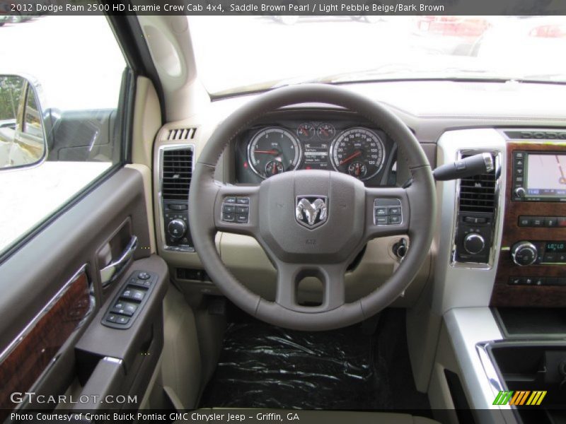  2012 Ram 2500 HD Laramie Crew Cab 4x4 Steering Wheel