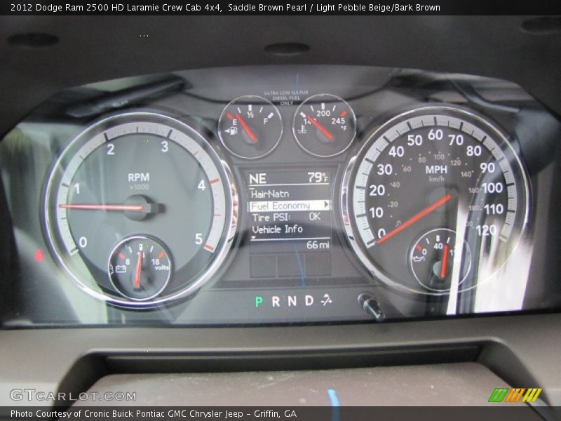  2012 Ram 2500 HD Laramie Crew Cab 4x4 Laramie Crew Cab 4x4 Gauges