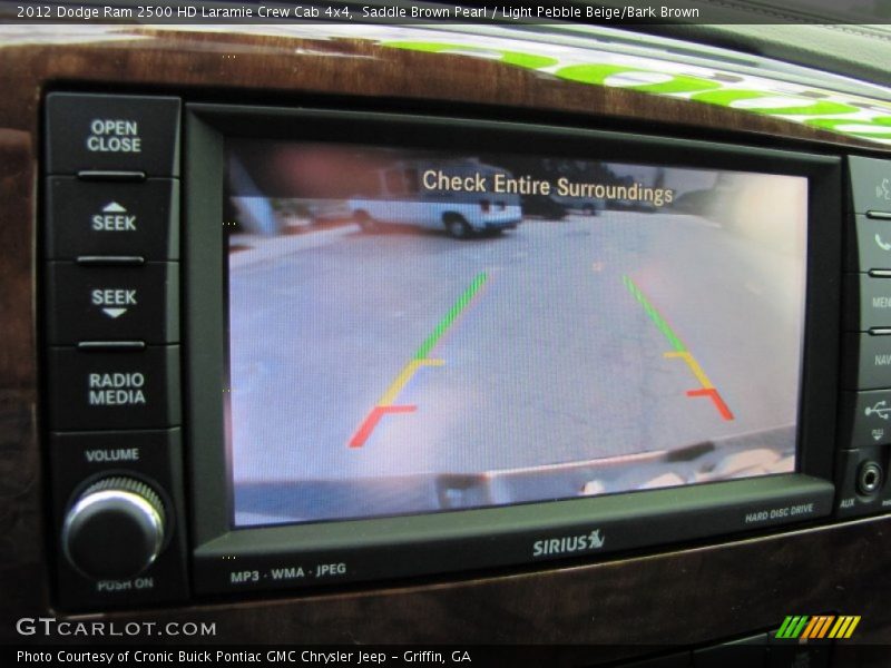 Saddle Brown Pearl / Light Pebble Beige/Bark Brown 2012 Dodge Ram 2500 HD Laramie Crew Cab 4x4