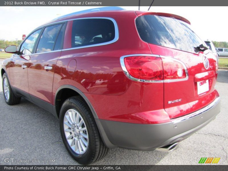 Crystal Red Tintcoat / Cashmere 2012 Buick Enclave FWD