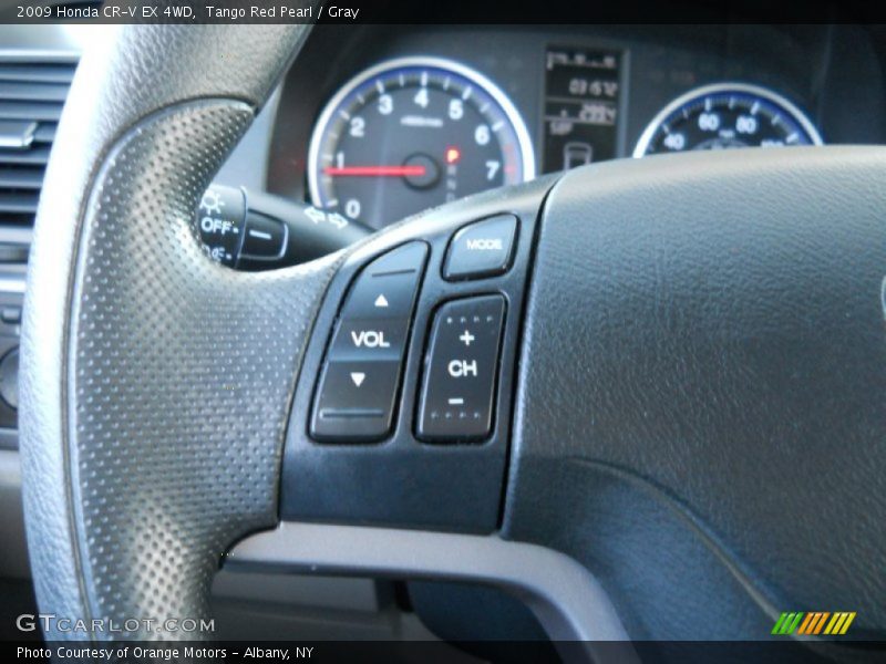 Tango Red Pearl / Gray 2009 Honda CR-V EX 4WD