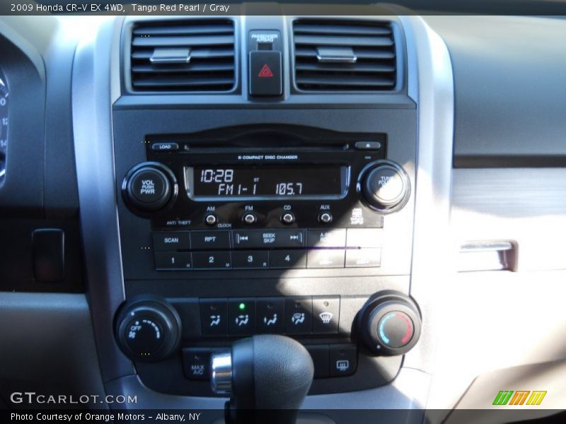 Tango Red Pearl / Gray 2009 Honda CR-V EX 4WD