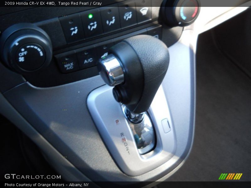 Tango Red Pearl / Gray 2009 Honda CR-V EX 4WD