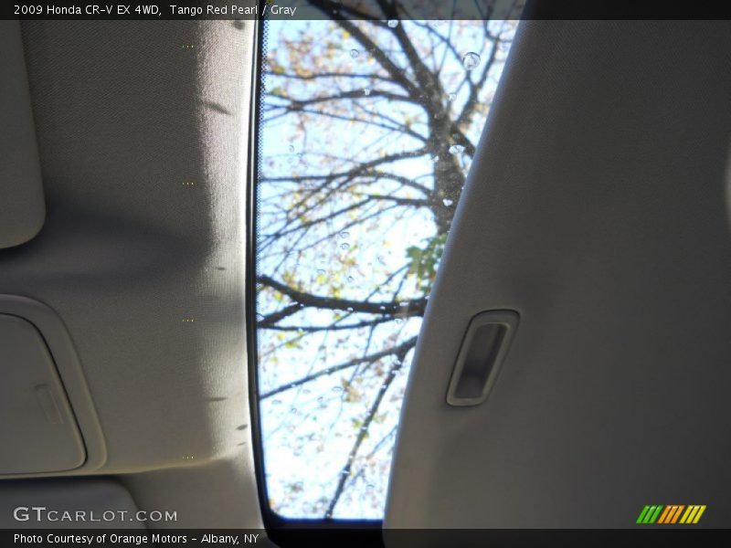 Tango Red Pearl / Gray 2009 Honda CR-V EX 4WD