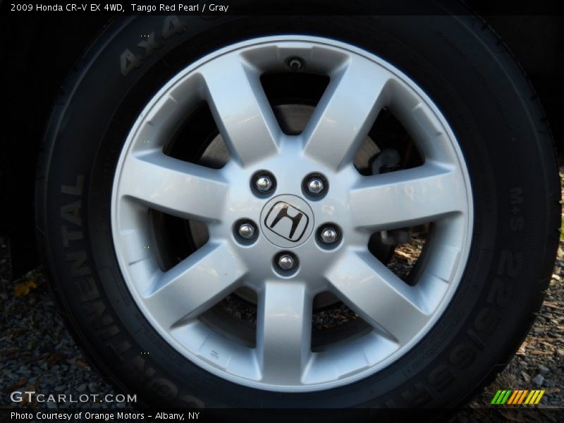 Tango Red Pearl / Gray 2009 Honda CR-V EX 4WD