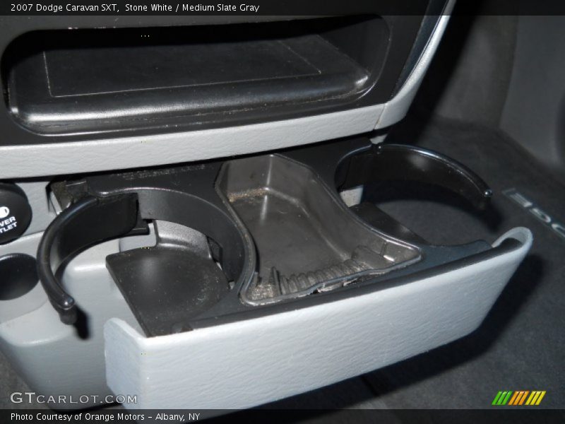Stone White / Medium Slate Gray 2007 Dodge Caravan SXT