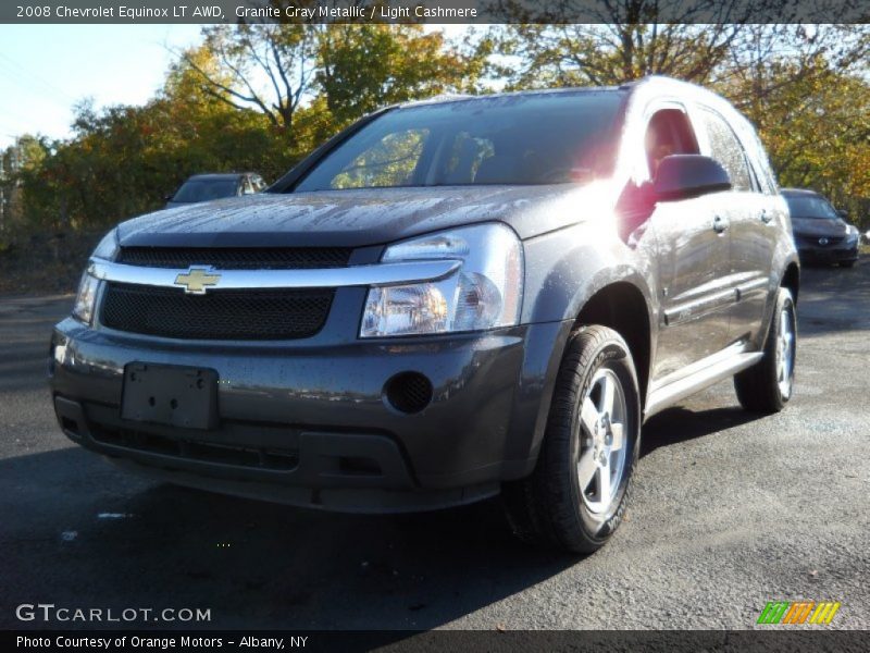 Granite Gray Metallic / Light Cashmere 2008 Chevrolet Equinox LT AWD
