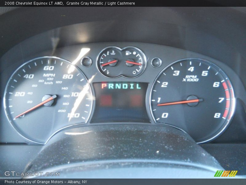 Granite Gray Metallic / Light Cashmere 2008 Chevrolet Equinox LT AWD