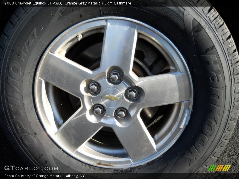 Granite Gray Metallic / Light Cashmere 2008 Chevrolet Equinox LT AWD