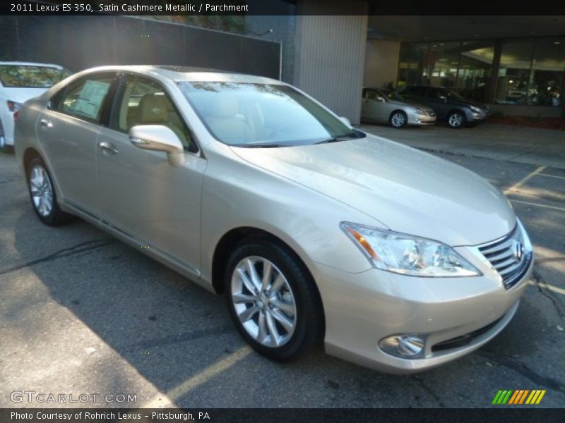Satin Cashmere Metallic / Parchment 2011 Lexus ES 350