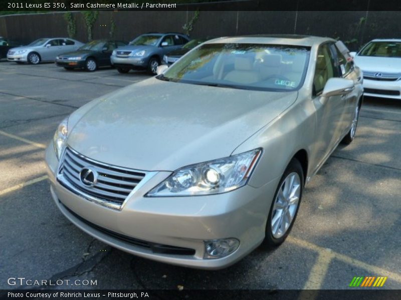 Satin Cashmere Metallic / Parchment 2011 Lexus ES 350