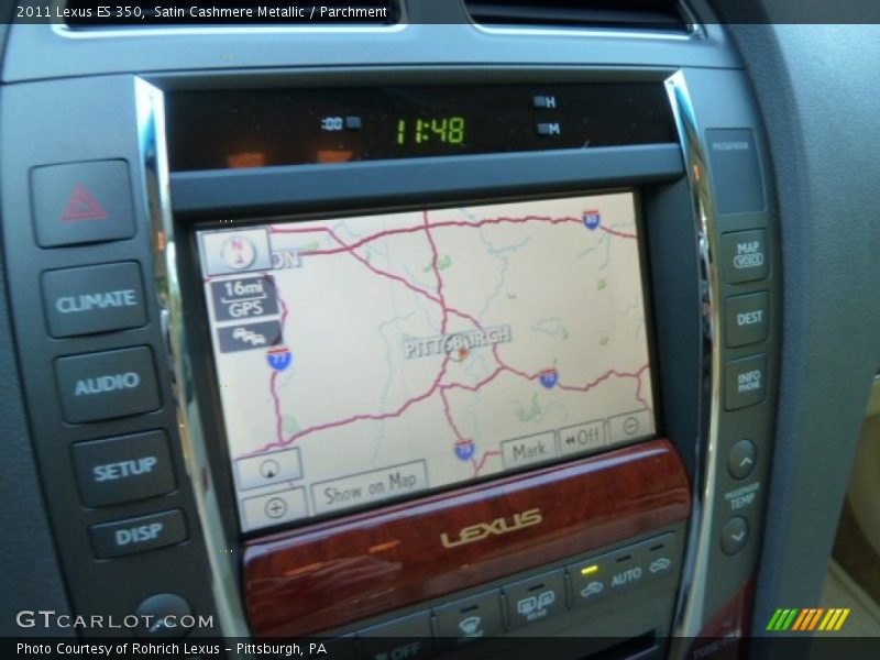 Satin Cashmere Metallic / Parchment 2011 Lexus ES 350